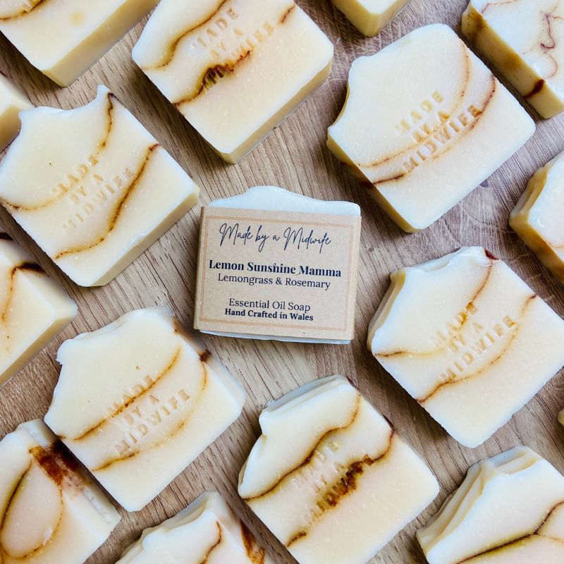 Lemon Sunshine Mamma Soap with Lemongrass & Rosemary Essential Oils