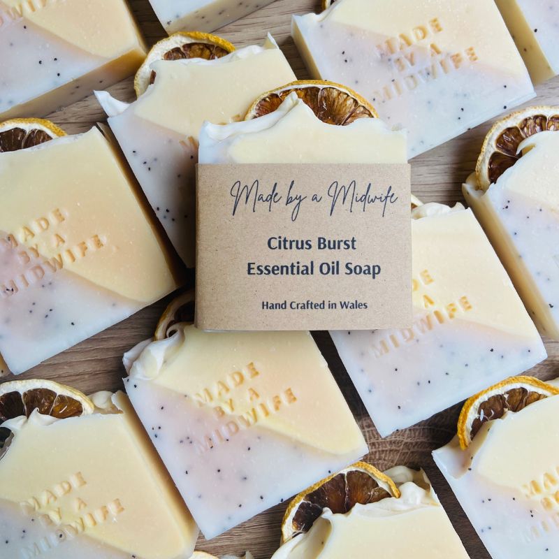 Citrus Glow Mamma Soap with Bergamot & Lime Essential Oils