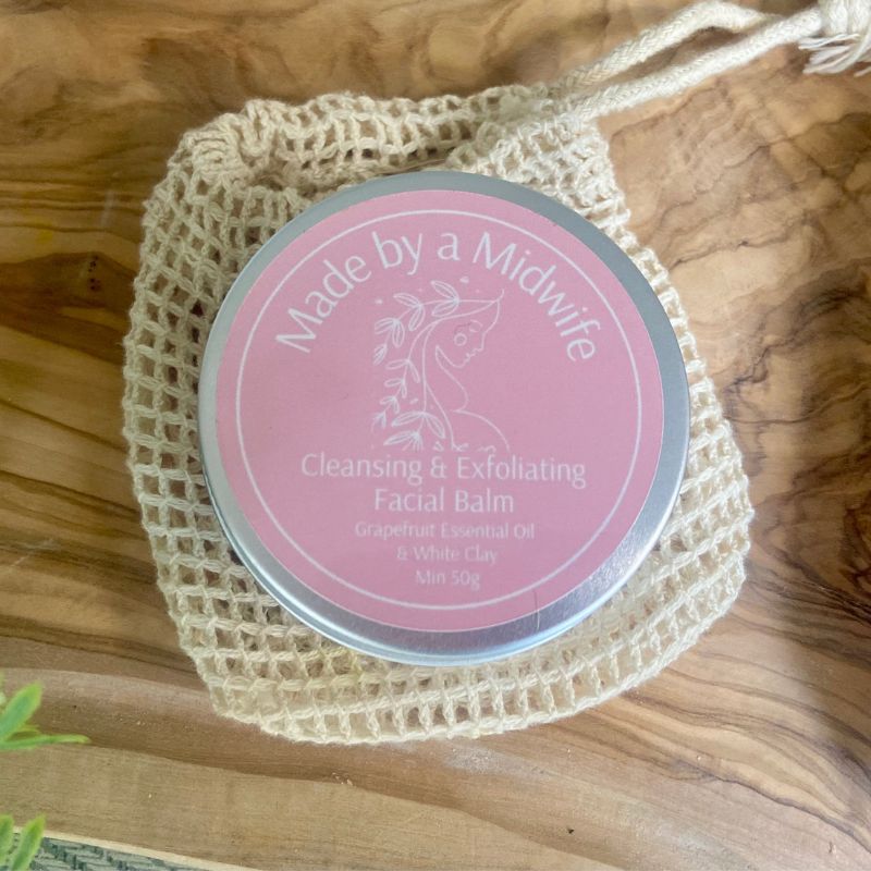 Cleansing & Exfoliating facial Balm with Grapefruit & White Clay