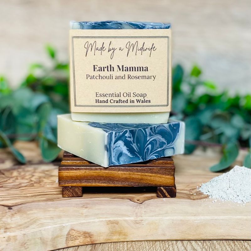 Earth Mamma Soap with Patchouli & Rosemary Essential Oils
