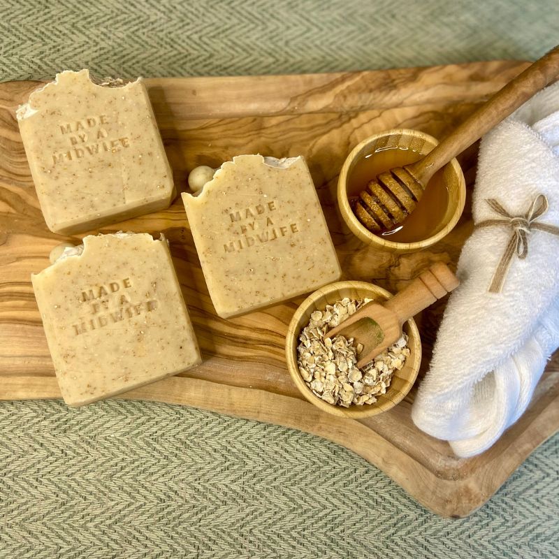 Goats Milk Honey and Oat Soap