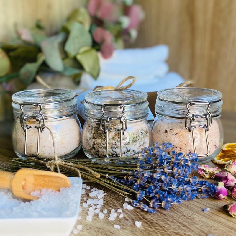 Relaxing Botanical Bath Soak infused with Lavender & Bergamot Essential Oils