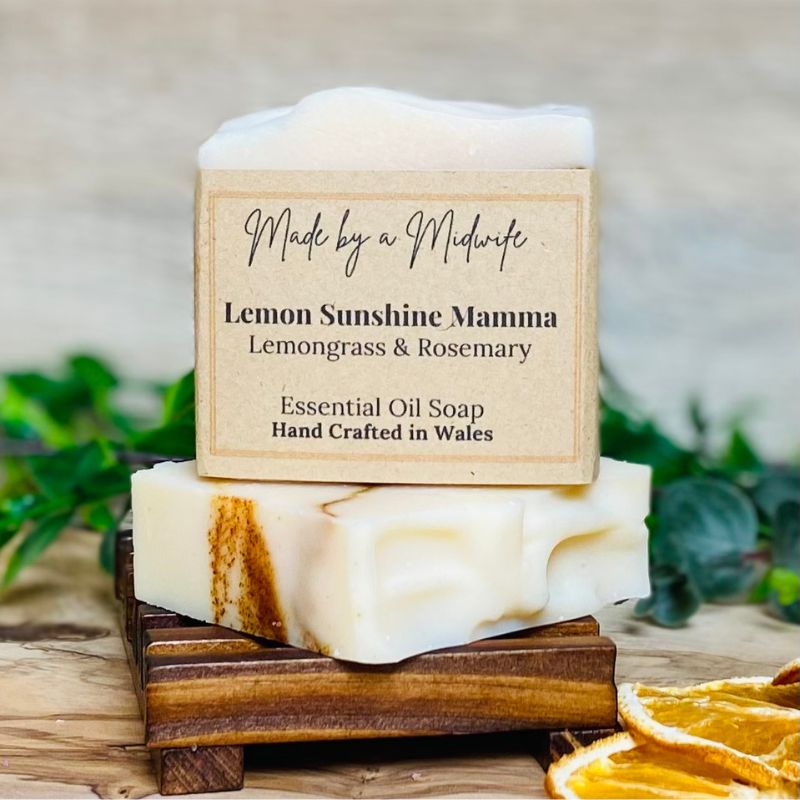 Lemon Sunshine Mamma Soap with Lemongrass & Rosemary Essential Oils