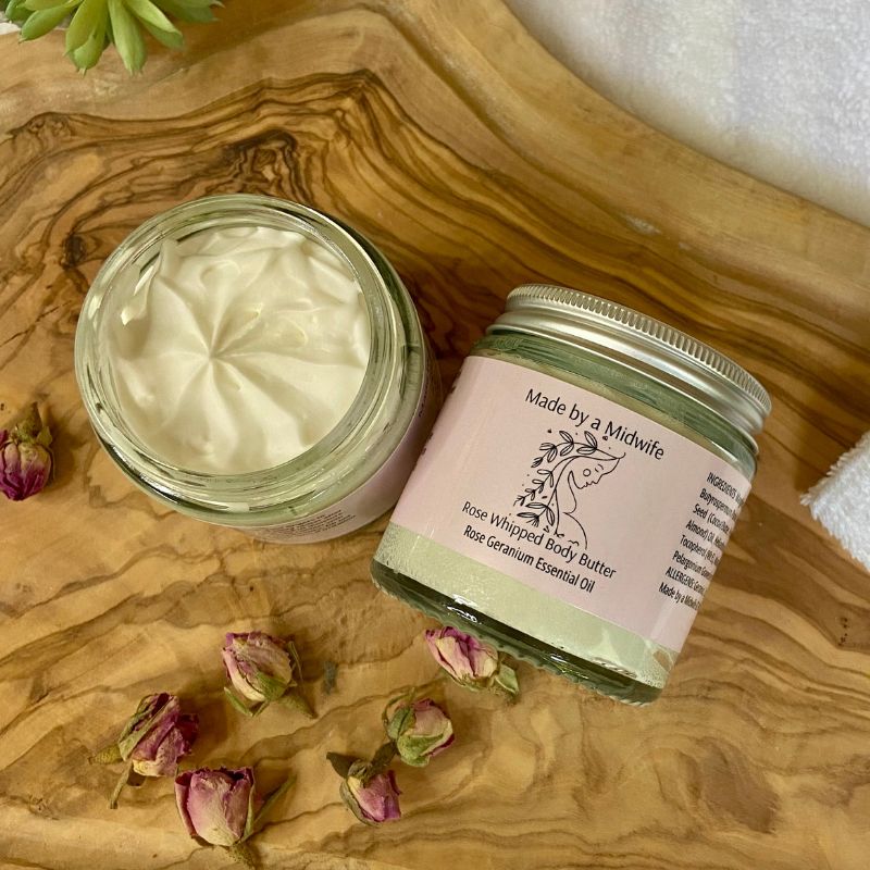 Rose Body Butter with Rose Geranium