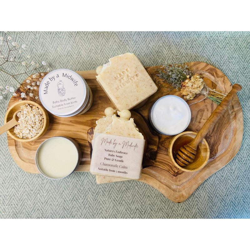 Natures Embrace - Unscented Baby Soap with Goats Milk, Oats & Honey